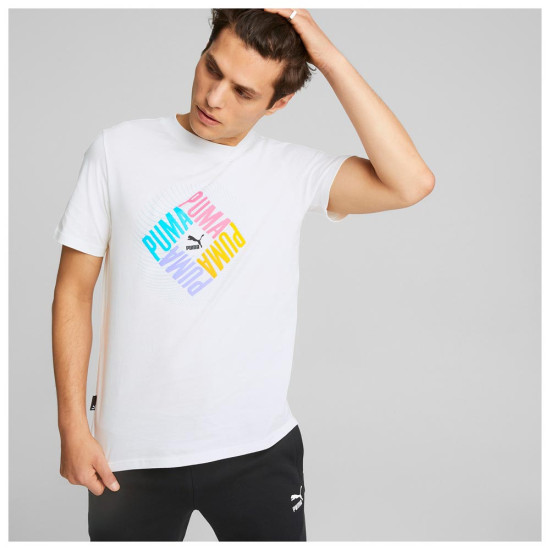 Puma Ανδρική κοντομάνικη μπλούζα SWxP Graphic Tee